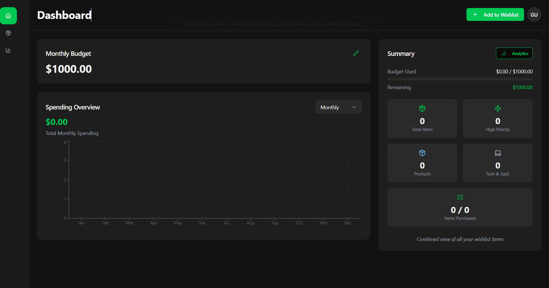 Platform Dashboard Preview